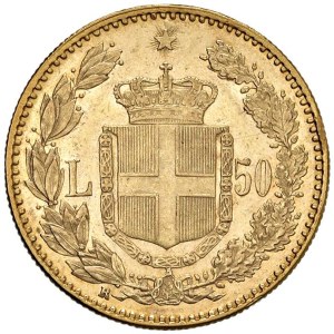 Savoy - Umberto I (1878-1900) 50 Lire 1884 - Nomisma 975 A...