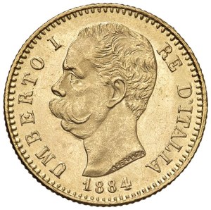 Savoy - Humbert I (1878-1900) 20 Lire 1884 - Nomisma 983 A...