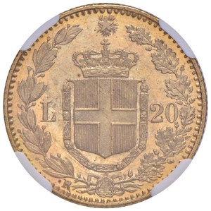 Savoy - Umberto I (1878-1900) 20 Lire 1891 - Nomisma 989 A...