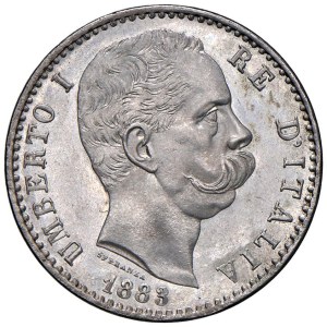 Savoy - Umberto I (1878-1900) 2 Lire 1883 - Nomisma 996 AG...