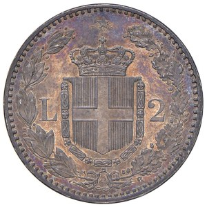 Savoy - Umberto I (1878-1900) 2 Lire 1885 - Nomisma 998 AG...