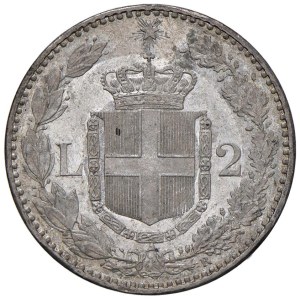 Savoy - Umberto I (1878-1900) 2 Lire 1887 - Nomisma 1000 A...