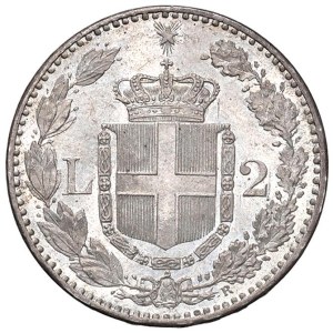 Savoy - Umberto I (1878-1900) 2 Lire 1887 - Nomisma 1000 A...