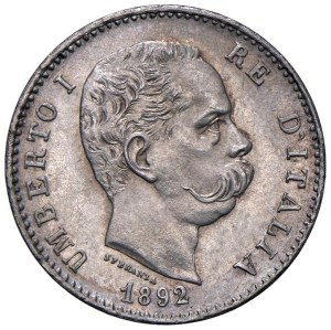 Savoy - Humbert I (1878-1900) Lira 1892 - Nomisma 1008 AG ...