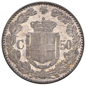Savoy - Humbert I (1878-1900) 50 cents 1889 - Nomisma ...