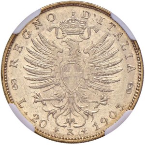 Savoy - Vittorio Emanuele III (1900-1946) 20 Lire 1903 - N...