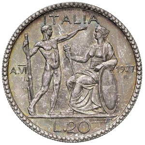 Savoy - Vittorio Emanuele III (1900-1946) 20 Lire 1927 An....