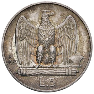 Savoy - Vittorio Emanuele III (1900-1946) 5 Lire 1932 - No...