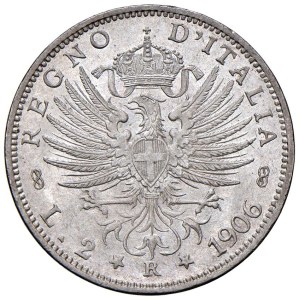 Savoy - Vittorio Emanuele III (1900-1946) 2 Lire 1906 - No...