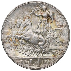 Savoy - Vittorio Emanuele III (1900-1946) Lira 1910 - Nomi...