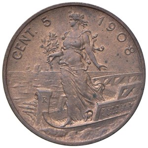 Savoy - Victor Emmanuel III (1900-1946) 5 cents 1908...