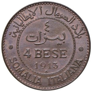 Savoy - Victor Emmanuel III Somalia (1909-1925) 4 Bese 1...