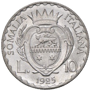 Savoy - Victor Emmanuel III Somalia (1909-1925) 10 Lire ...