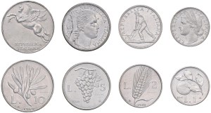 Italian Republic - ITALY lira coinage (1946-2001) ...