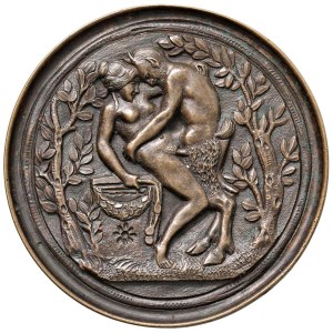 Medals - ITALIA Medaglia artistica satirica da fusione unif...