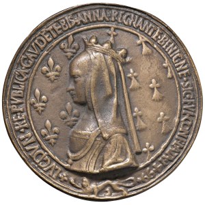 Medals - Luigi XII di Francia (1498-1515) e Anna di Bretagn...