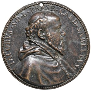 Medals - Giacomo Savelli (1523-1587) Medaglia 1576 Una nave...