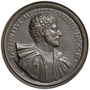 Medals - Lorenzo II de' Medici (1492-1519) Medaglia da fusi...