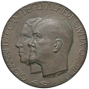 Medals - Giovanni Treccani e Alfieri Giulia Quartara Medagl...