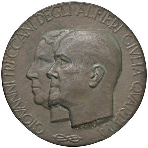 Medals - Giovanni Treccani and Alfieri Giulia Quartara Medagl...