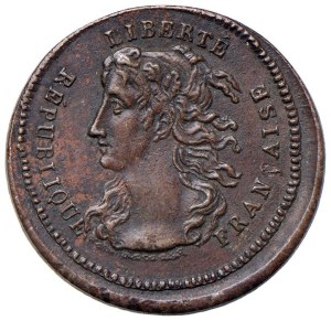 Medals - FRANCE French Revolution Medal 1793 Assasin...