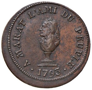 Medals - FRANCE French Revolution Medal 1793 Assasin...