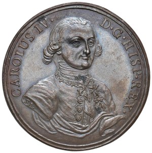 Medals - SPAIN Charles IV (1788-1808) Medal 1789 Proclamation...