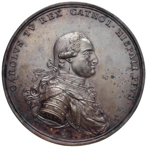 Medals - SPAIN Charles IV (1788-1808) Medal 1796 The family...