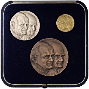 Medals - BRESCIA Triptych 1982 Visit of John Paul II ...