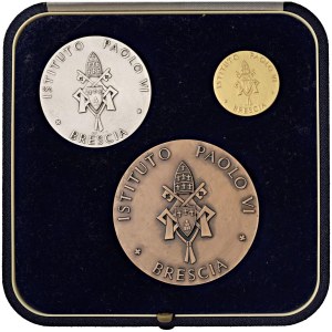 Medals - BRESCIA Triptych 1990 Paul VI Institute in Brescia ...