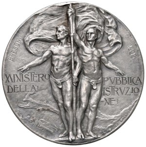 Medals - BRESCIA Medal Ministry of Public Education...