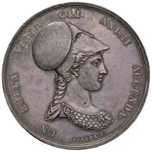 Medals - FLORENCE Medal undated (1814) Academy flower...