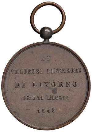 Medals - LIVORNO Medal 1884 Municipality of Livorno, to the val...