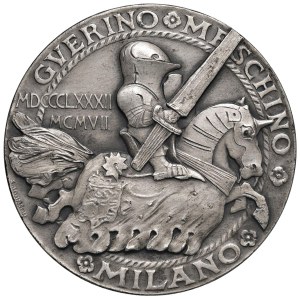 Medals - MILAN Medal 1907 Admirers to Francesco Po...