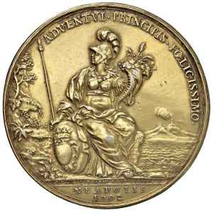 Medals - NAPOLI Filippo V di Spagna Medaglia 1702 Visita de...