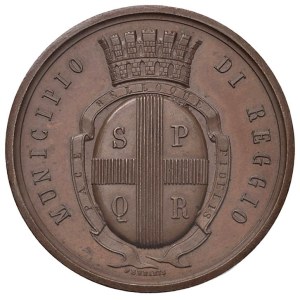 Medals - REGGIO EMILIA Medaglia 1859 Il Municipio di Reggio...