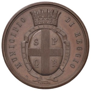 Medals - REGGIO EMILIA Medal 1859 The Municipality of Reggio...