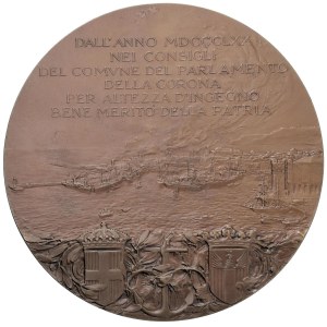 Medals - SAVONA Paolo Boselli (1838-1932) Medaglia 1923 A r...