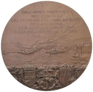 Medals - SAVONA Paolo Boselli (1838-1932) Medal 1923 A r...