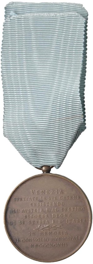 Medals - VENICE Medal 1898 Fiftieth Anniversary of the Riots of ...
