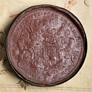 Medals - SAVOIA Document of the Royal Court of Accounts in cu...