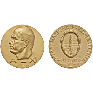Medals - Ventennio Fascista (1922-1943) Medaglia An. XI del...