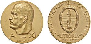 Medals - Ventennio Fascista (1922-1943) Medal An. XI of the.