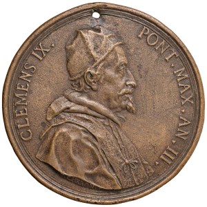Medals - Clement IX (1667-1669) Medal An. III (1669) Po...