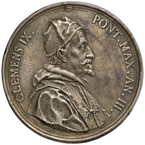 Medals - Clement IX (1667-1669) Medal An. III (1669) Po...