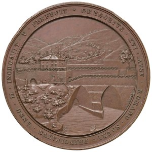 Medals - Gregory XVI (1831-1846) Large Medal 1835 An. ...
