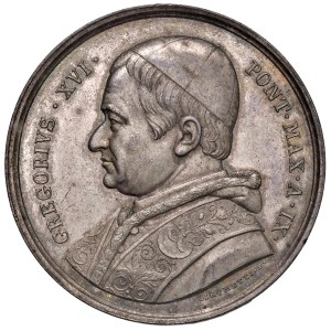 Medals - Gregorio XVI (1831-1846) Medaglia annuale 1839 An....