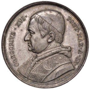 Medals - Gregory XVI (1831-1846) Annual Medal 1839 An....