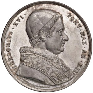 Medals - Gregory XVI (1831-1846) Annual Medal 1842 An....