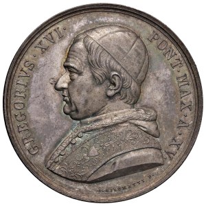 Medals - Gregorio XVI (1831-1846) Medaglia annuale 1843 An....